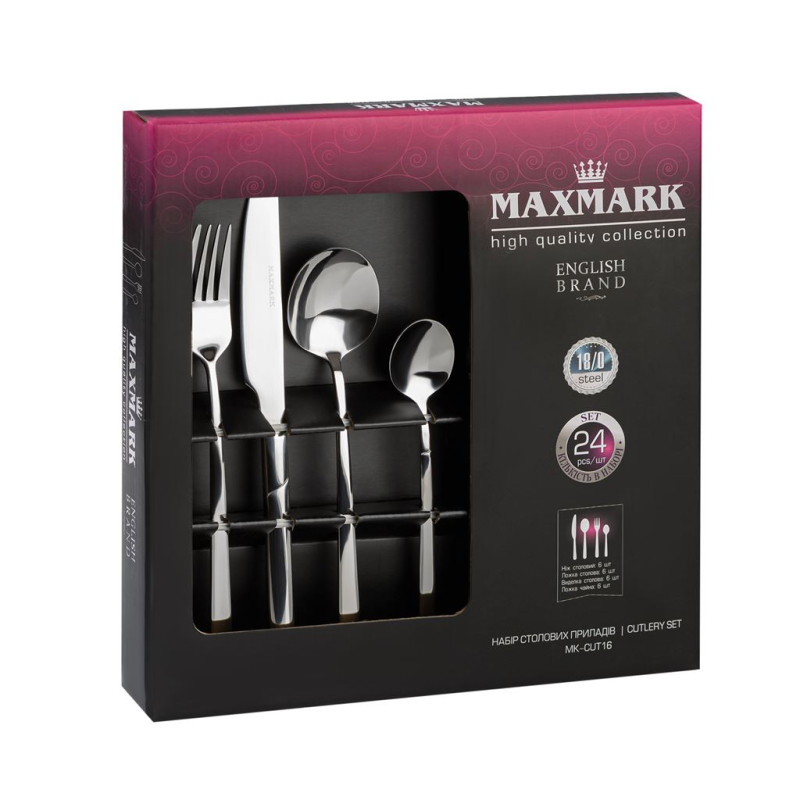 Набір столових приборів MAXMARK MK-CUT16 (24пр)
