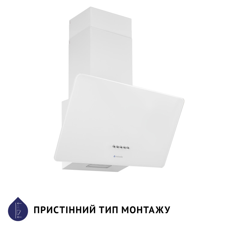 Витяжка Minola HDN 6224 WH 700 LED (похила)