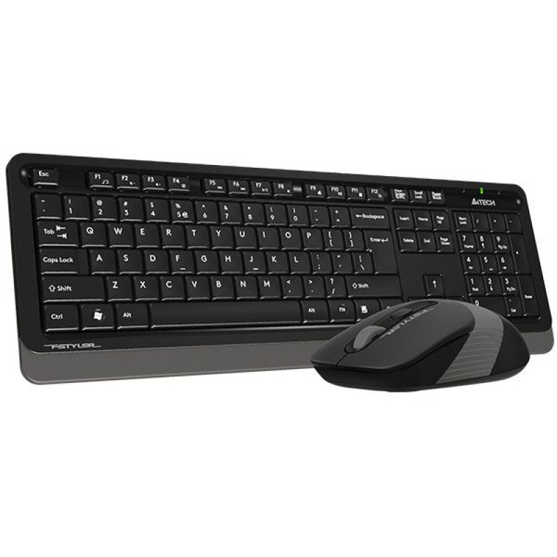 Комплект бездротовий A4-Tech Fstyler FG1010 USB Black/Grey
