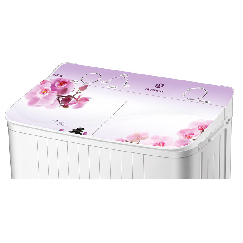 Пральна машина INTERLUX ISWM-5662P (6.2 кг, рожева)