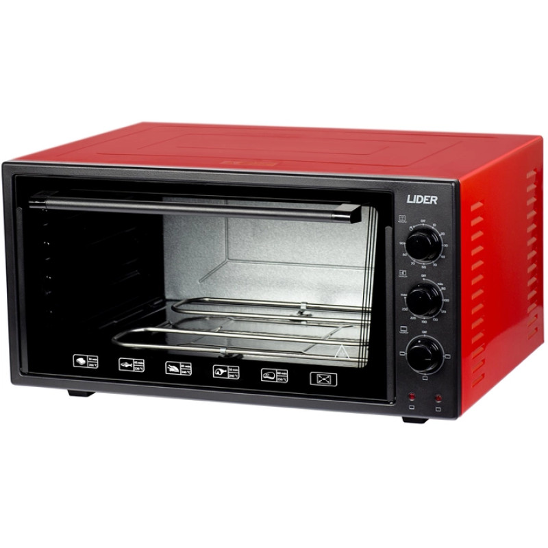 Духовка LIDER 4823 ECO BLACK-RED