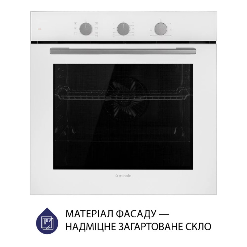 Духова шафа Minola EO 675 WH конвекція