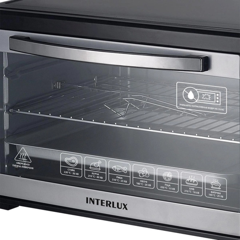 Духовка INTERLUX ILEO-0062BG (62 л,конвекція, чорна)