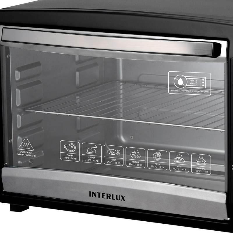 Духовка INTERLUX ILEO-0048BG (48 л, чорна)
