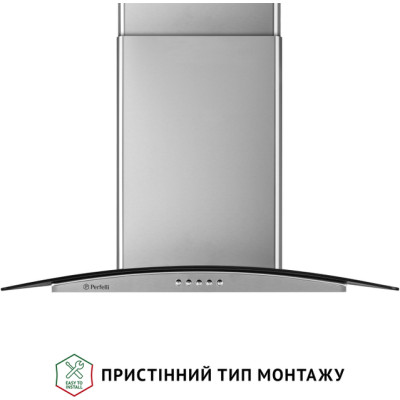 Витяжка Perfelli Grassi 6HMX INOX купольна зі склом