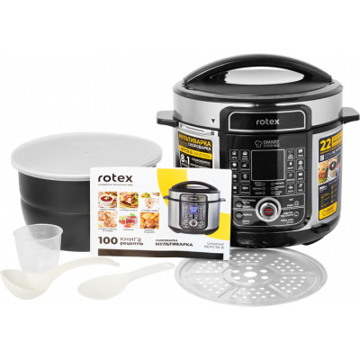 Мультиварка-скороварка Rotex REPC78-B Universal