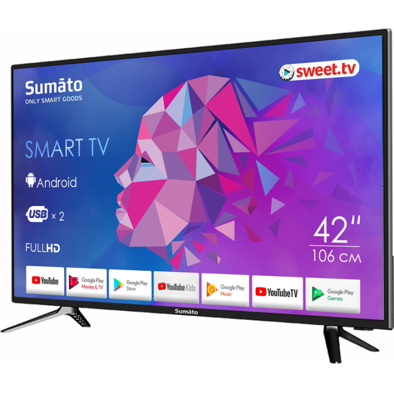 Телевізор SUMATO 42FTS03 (Smart-TV, T2)