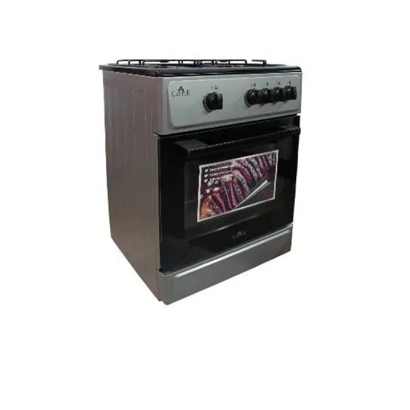 Плита газова CASTLE CG-50G (сіра/чорна) без кришки