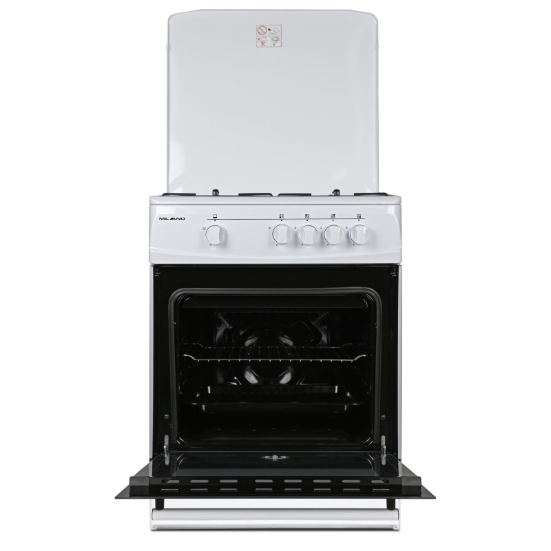 Плита газова Milano ML60 G1/01 біла (60х60 газ.контр.)
