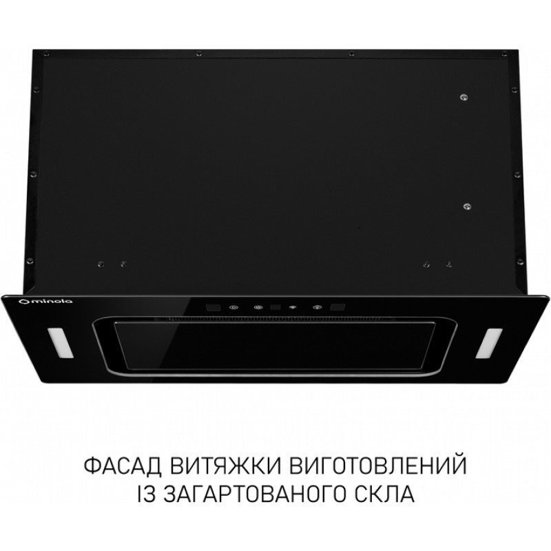 Витяжка Minola BGH 5677 BL 1000 LED (пульт, повновбудована)