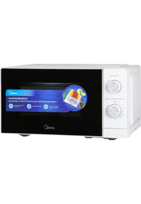 Мікрохвильова піч MIDEA MM7P012MZ-W (біла, інвертор)