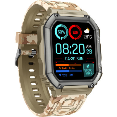 Смарт-годинник Gelius Pro GP-SW007 (Tactical Navy) Bluetooth call (IP68) Military