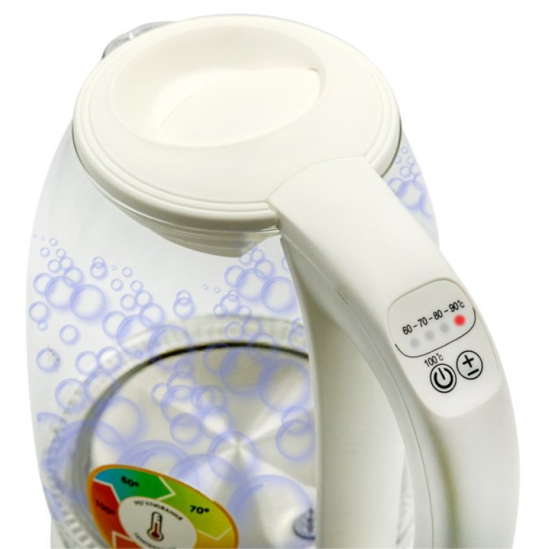 Чайник Rotex RKT85-G Smart (скло, підсвітка)
