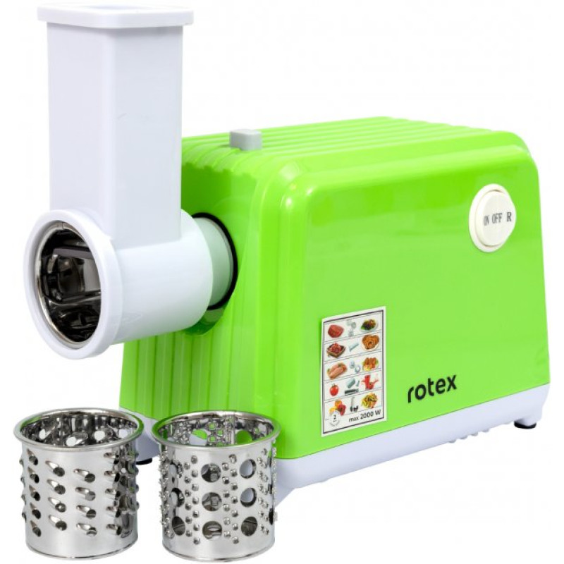 М`ясорубка Rotex RMG202-G Vega шинковка, томатопрес
