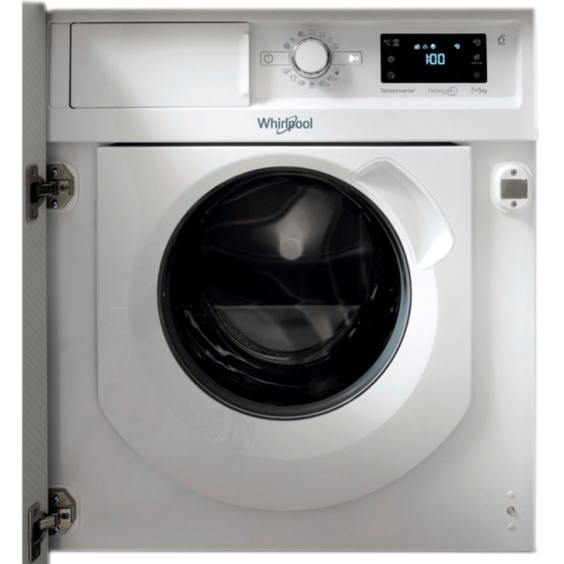 Прально-сушильна машина Whirlpool BI WDWG 75148E EU (вбудована)