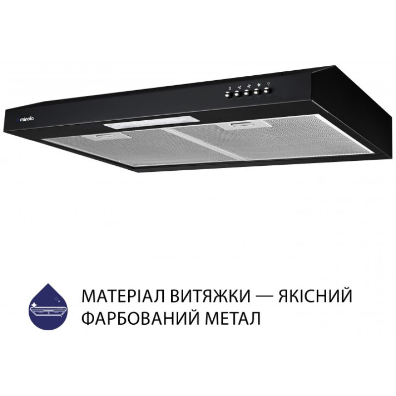 Витяжка Minola HPL 612 BL  (плоска)