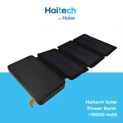 Зовнішній акумулятор Haitech HPB-S4 (10000mAh, сонячні батареї, захист від вологи) Зовнішній акумулятор Haitech HPB-S4 (10000mAh, сонячні батареї, захист від вологи)