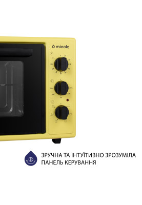 Духовка Minola FOET 4815 UA (жовто-блакитна)