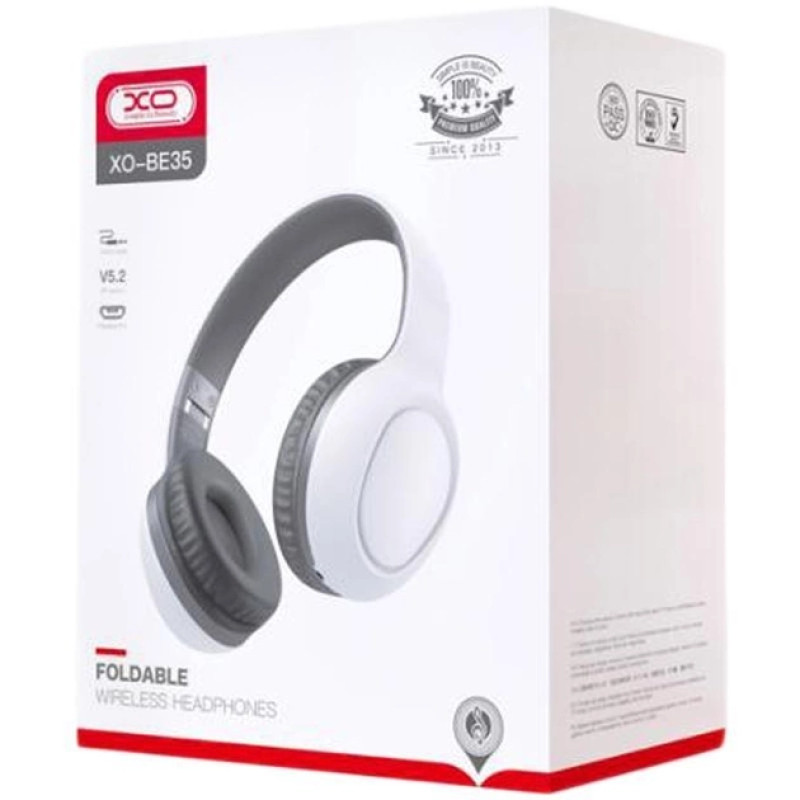 Навушники XO BE35 White/Grey