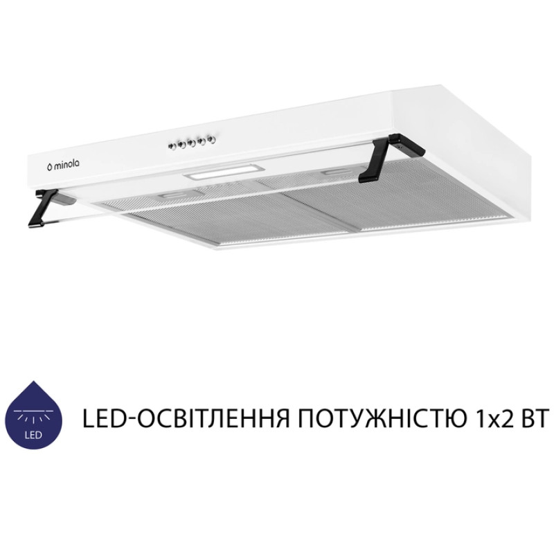 Витяжка Minola HPL 514 WH (плоска)