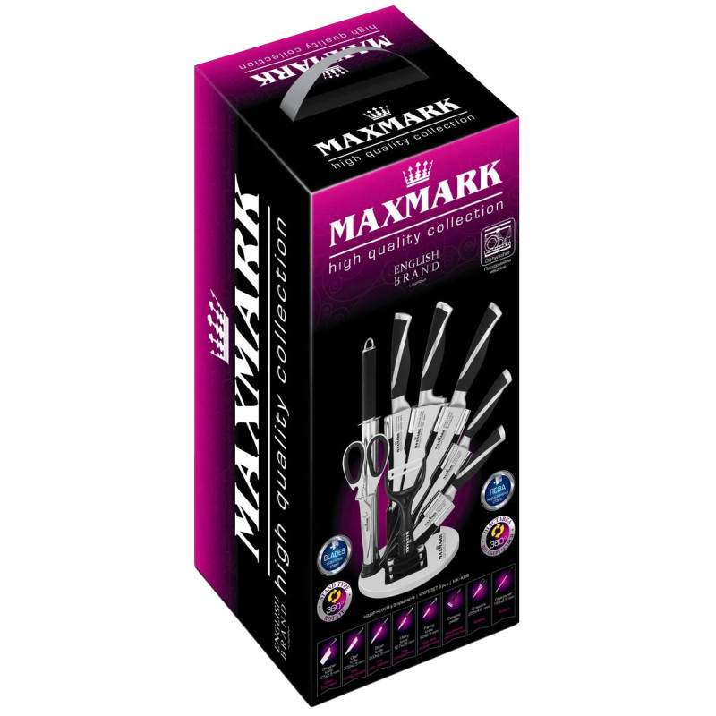 Набір ножів MAXMARK MK-K08 (9пр)