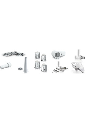М`ясорубка Bosch MFW3X18W шинковка, томатопрес, млинок