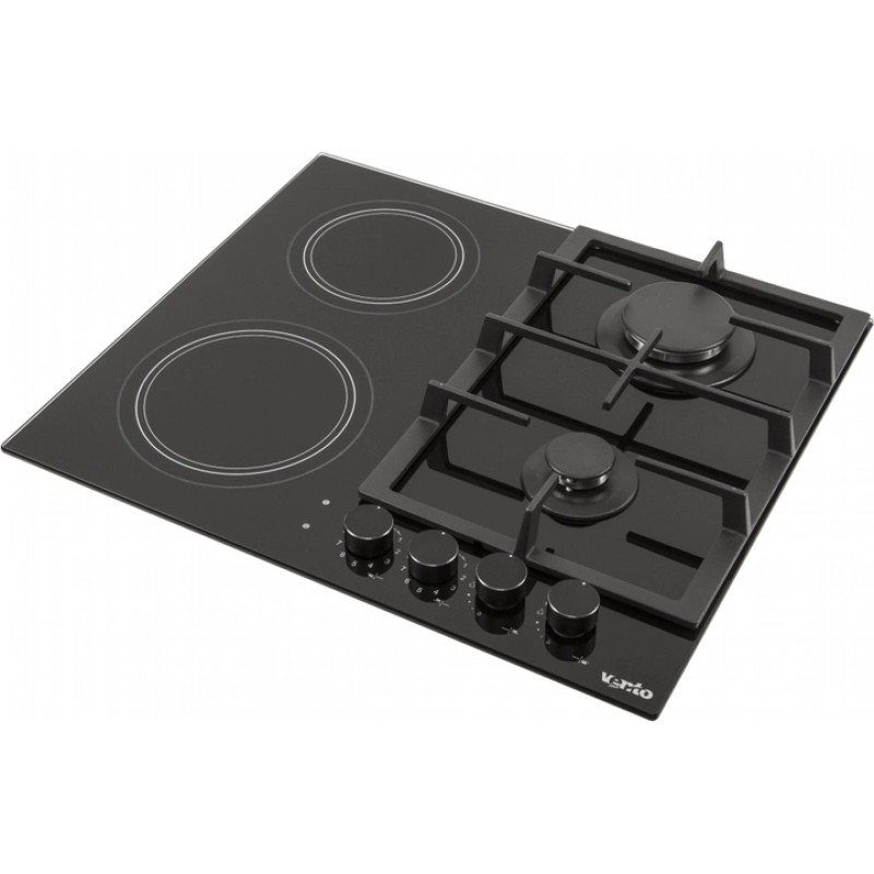 Варильна поверхня VENTOLUX HG622 B9G CS I (BK) 2+2 газ+ індукція