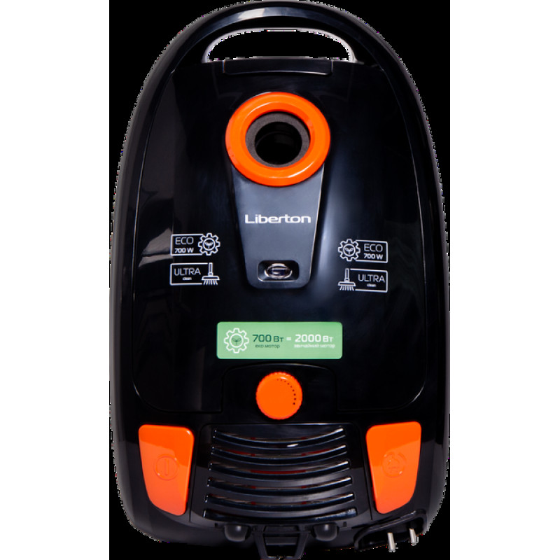 Порохотяг LIBERTON LVC-0701B ECO Black (мішок)