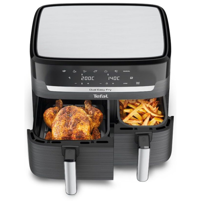 Мультипіч-фритюрниця Tefal EY905B10 Dual Easy Fry & Grill