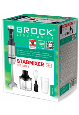 Блендер BROCK HBS 9002 S (подрібнювач, міксер)