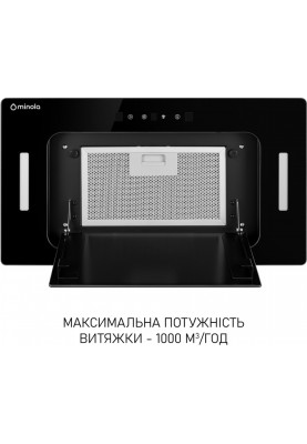 Витяжка Minola BGH 5677 BL 1000 LED (пульт, повновбудована)