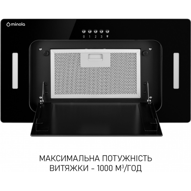 Витяжка Minola BGK 5677 BL 1000 LED (повновбудована)