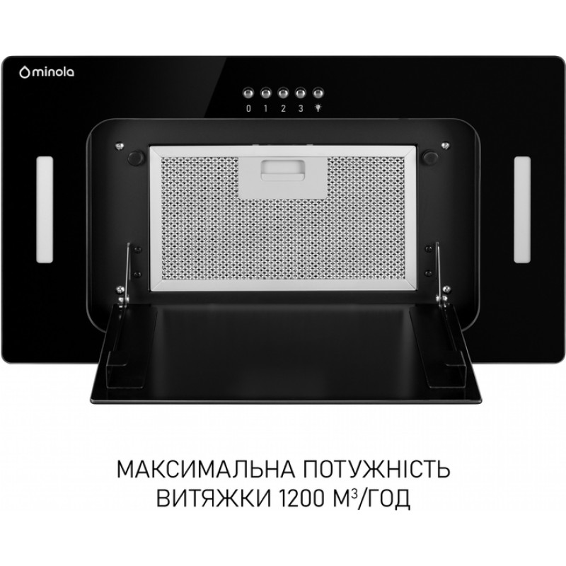 Витяжка Minola BGK 5877 BL 1200 LED (повновбудована)