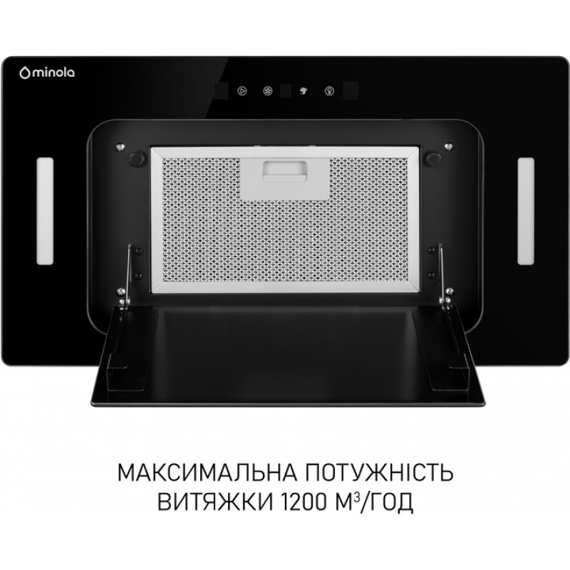Витяжка Minola BGH 5877 BL 1200 LED (пульт, повновбудована)