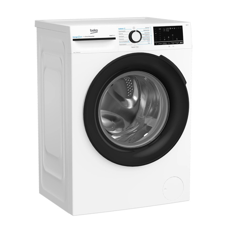Пральна машина Beko BM3WFU46245WB (6 кг, інвертор, чорн. люк)