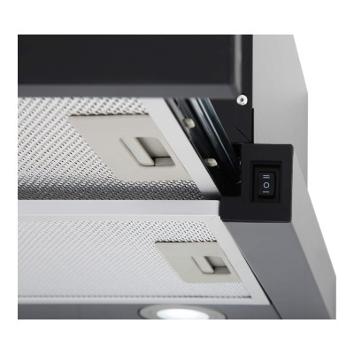 Витяжка  INTERLINE SLIM BL A/60/2/T телескоп (60см, 700куб)