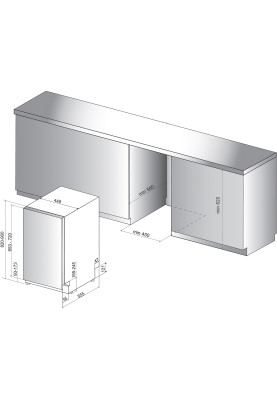 Посудомийна машина Whirlpool WSIC 3M27 C (вбудована, 45см)