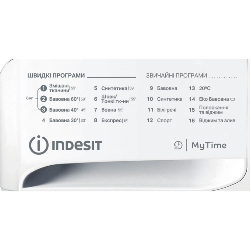 Пральна машина Indesit OMTWSE 61051 WK UA