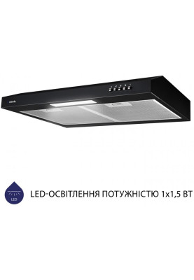 Витяжка Minola HPL 612 BL  (плоска)