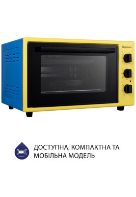 Духовка Minola FOET 3714 UA (жовто-блакитна)