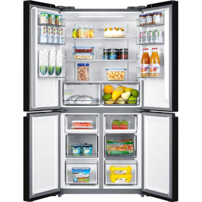 Холодильник MIDEA MDRF632FIF22 (чорне скло)