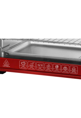 Духовка INTERLUX ILEO-0038R (38 л, червона)