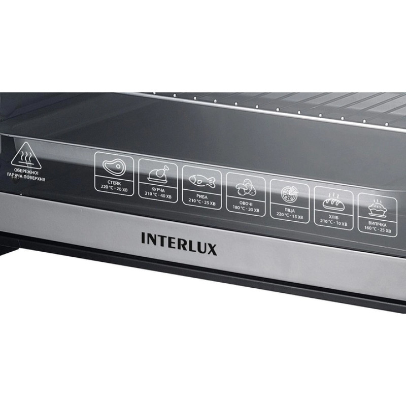Духовка INTERLUX ILEO-0062BG (62 л,конвекція, чорна)