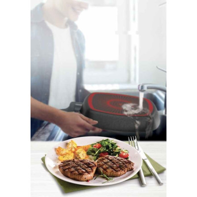 Сковорідка-гриль Tefal Simply Clean (B5674053) 26см