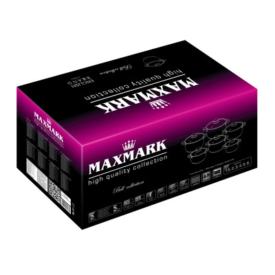 Набір посуду MAXMARK MK-BL2712B (12пр)