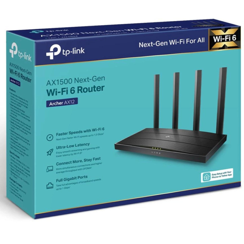 Маршрутизатор TP-LINK Archer AX12