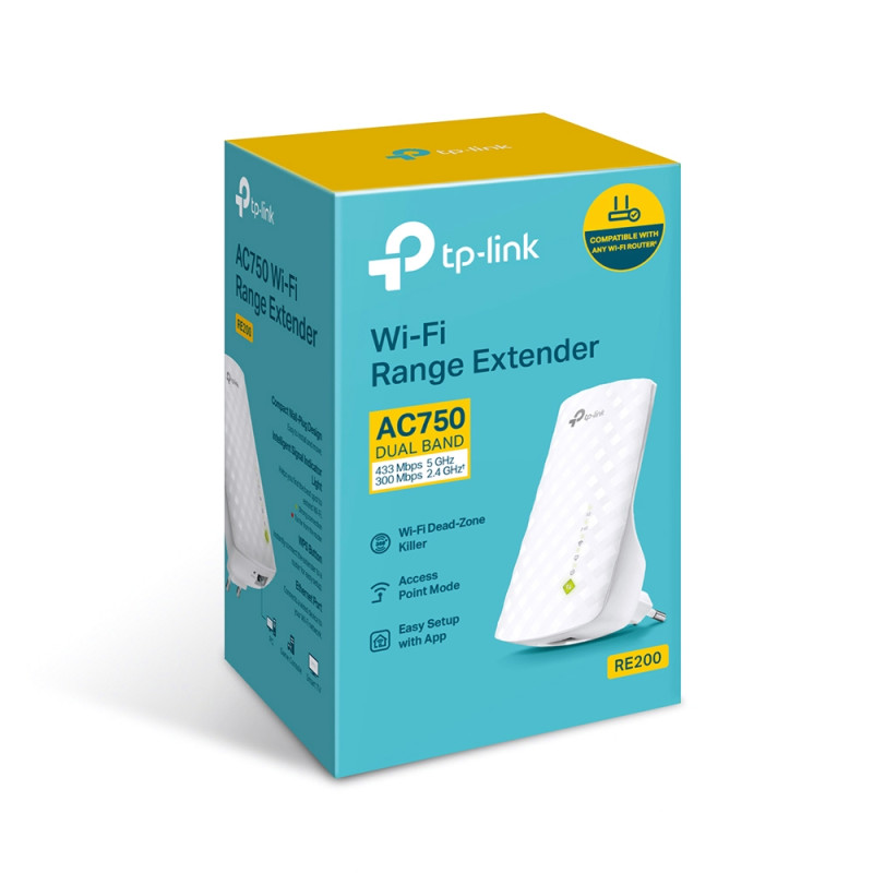 Ретранслятор TP-LINK AC750 RE200