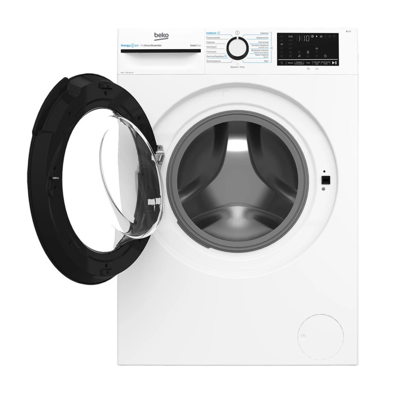 Пральна машина Beko BM3WFU46245WB (6 кг, інвертор, чорн. люк)