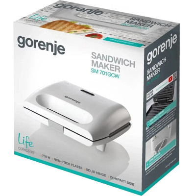 Бутербродниця Gorenje SM701GCW Бутербродниця Gorenje SM701GCW