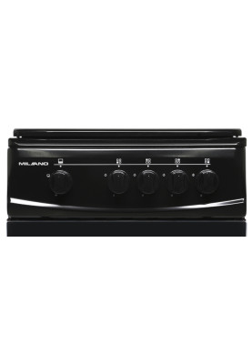 Плита газова Milano ML50 G1/01 чорна (газ.контр.)